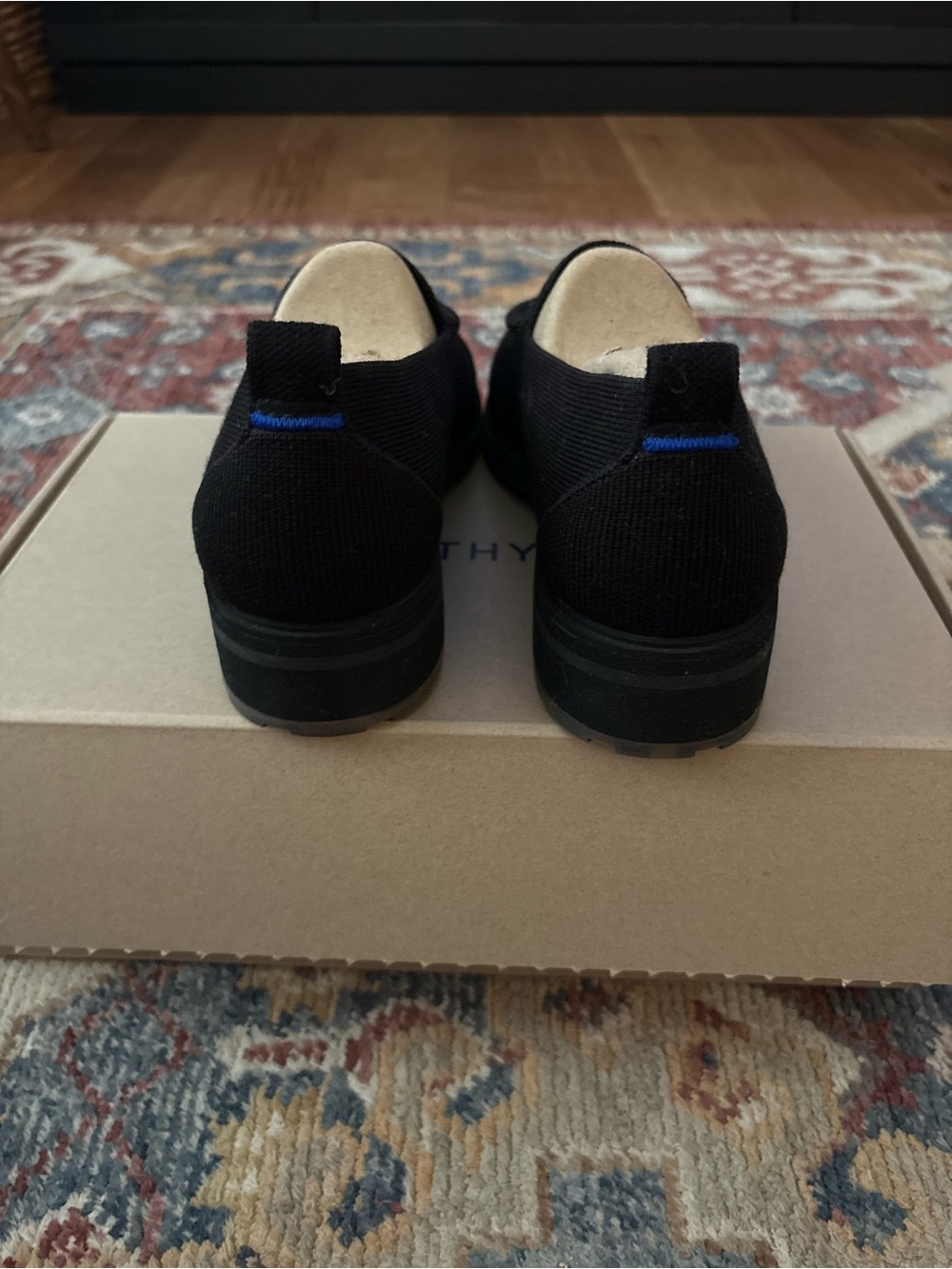 Rothy’s The Lug Loafer – Onyx Black – Women’s 10.5 - Picture 3 of 5